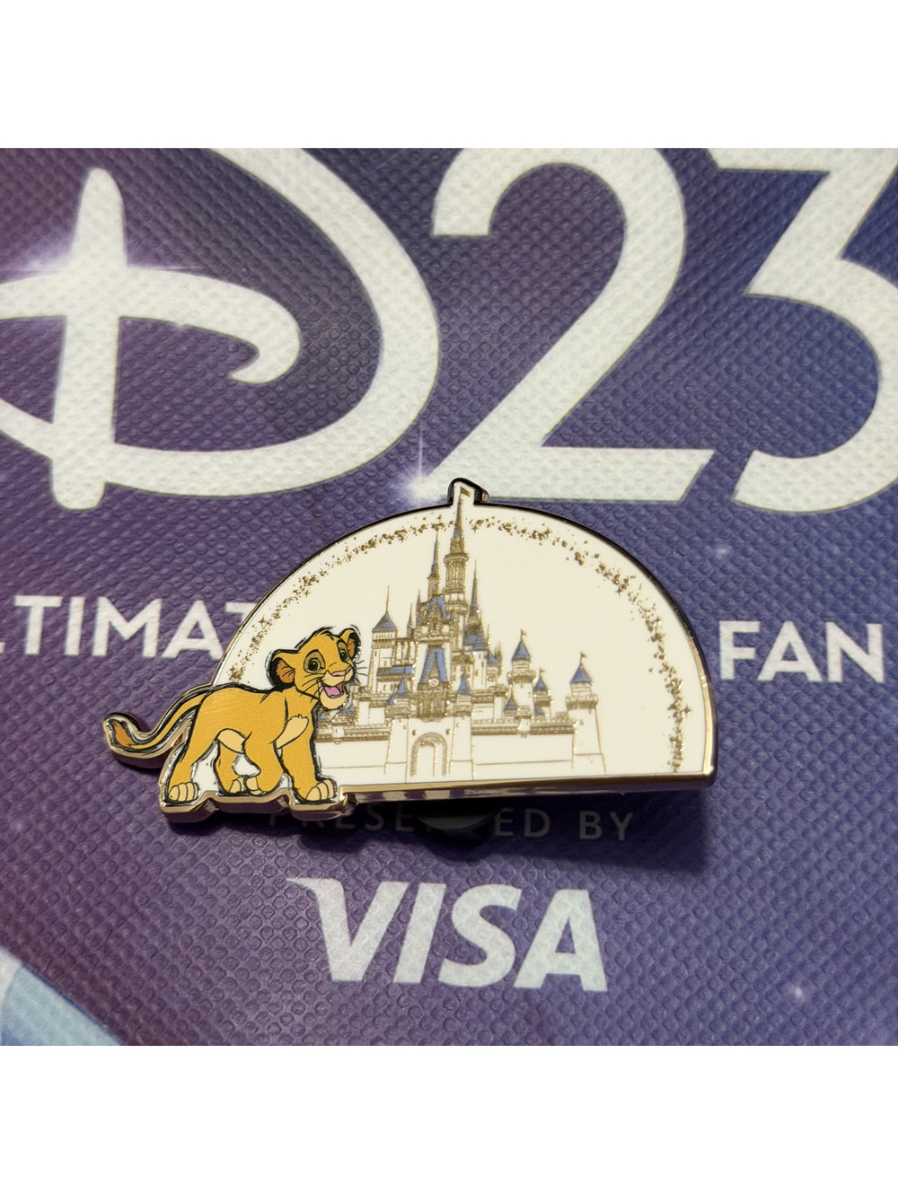Disney D23 2026 TWDCS DEC Animals Castle Blind Box Pin Simba Lion King